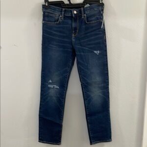 Boys Old Navy Blue Slim Jeans with Distressed Details NWT